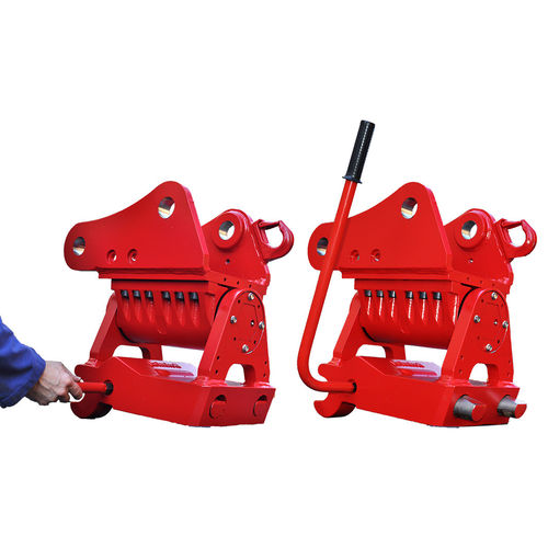 Système attache outil articulé pour excavatrice - TC09 - KINSHOFER