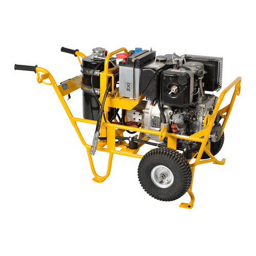 Groupe hydraulique thermique - D4 - Darda GmbH - haute pression / pour chantier de construction / pour bouteilles