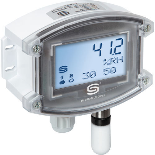 Thermo-hygrostat d'ambiance - AHT-30W-I LCD - S+S Regeltechnik - électronique / avec afficheur LCD / en saillie