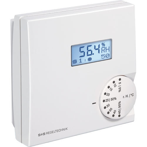 Thermo-hygrostat d'ambiance - RHT-30W LCD - S+S Regeltechnik - électronique / avec afficheur LCD