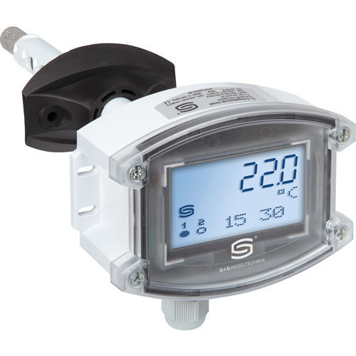 Thermo-hygrostat monté sur gaine - KHT-30W-I LCD - S+S Regeltechnik - électronique / avec afficheur LCD