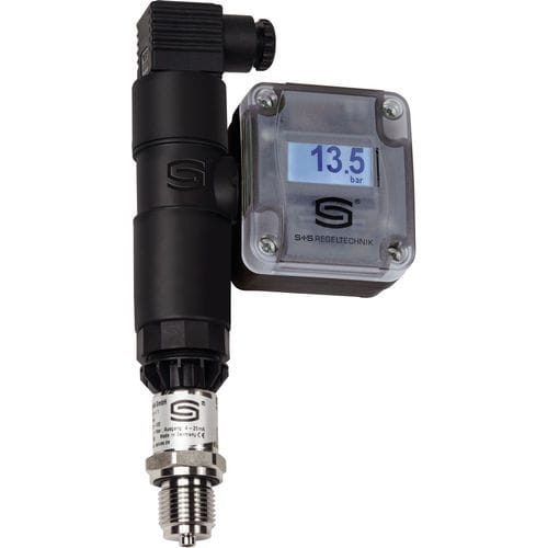 Transmetteur de pression relative - SHD-I 16 LCD - S+S Regeltechnik - céramique / 4-20 mA / 0-10 V