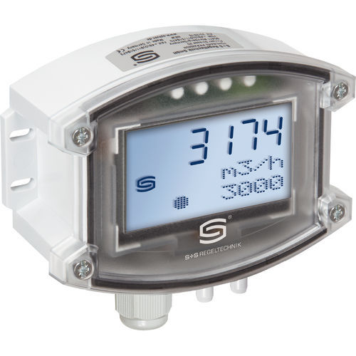Débitmètre volumique - PREMASREG 7165-UW LCD - S+S Regeltechnik - piézorésistif / pour air / 0-10 V