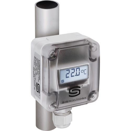 Transducteur de température à montage sur tuyau - ALTM1-U LCD - S+S Regeltechnik - Pt1000 / 0-10 V / connecteur M12
