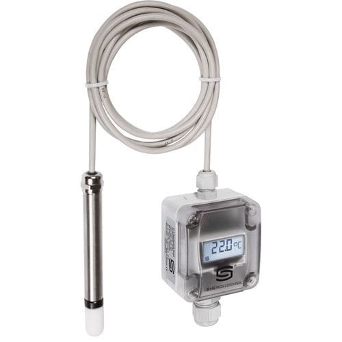 Transducteur de température pendulaire - RPTM1-U LCD - S+S Regeltechnik - Pt1000 / 0-10 V / connecteur M12