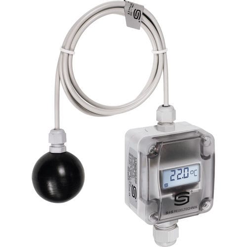 Transducteur de température globe mouillé - RPTM2-I LCD - S+S Regeltechnik - Pt1000 / pendulaire / 4-20 mA