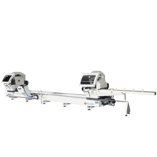 Machine de découpe à deux têtes - GEMINI VI - OZMACHINE - à lame / pour aluminium / pour PVC