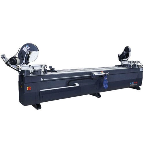 Tronçonneuse à deux têtes pour plastique - GEMINI - II A - OZMACHINE - pour aluminium / pour le bois / pour profilés