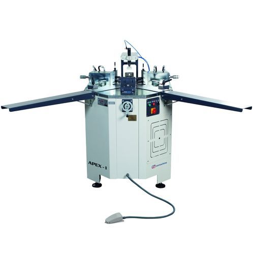 Sertisseuse d'angles pour profilés en aluminium - APEX I - OZMACHINE - automatique / hydraulique