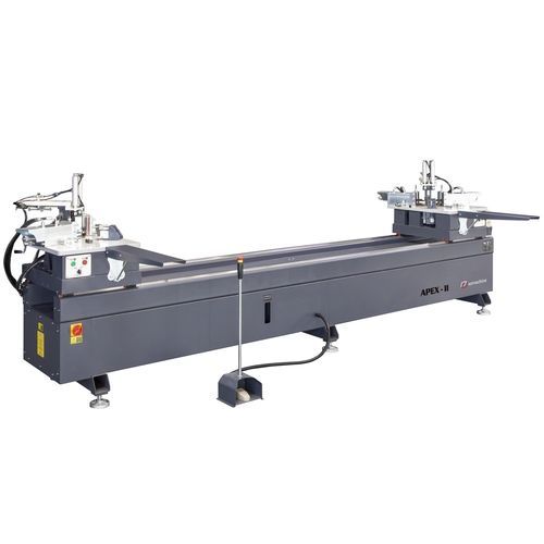 Sertisseuse d'angles pour profilés en aluminium - APEX II - OZMACHINE - automatique / hydraulique / à double tête