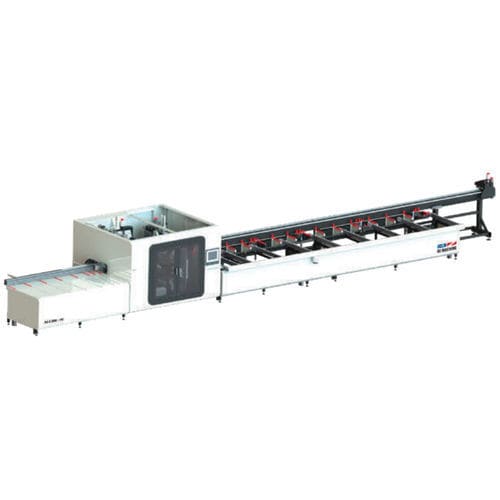 Ligne d'usinage et de coupe multibroche - ALCOR IV - OZMACHINE - automatique / CNC / pour profilé en aluminium