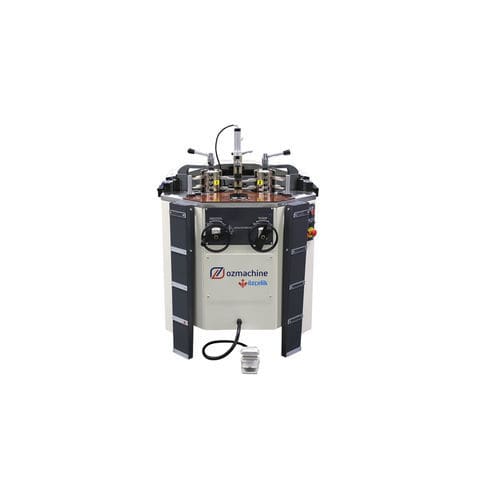 Sertisseuse d'angles de profilés - APEX I MULTI - OZMACHINE - automatique / hydraulique