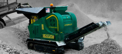 Concasseur à mâchoire - LEM TRACK 4825 - Komplet Italia srl - mobile / à moteur diesel / sur chenilles