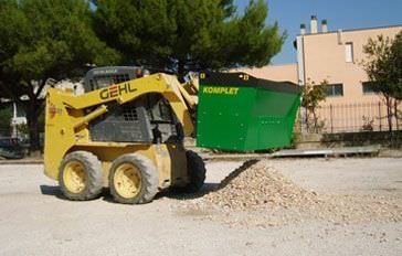 Godet concasseur - 2 - 4 m³/h | RCB 6000 - Komplet Italia srl - pour chargeuse compacte