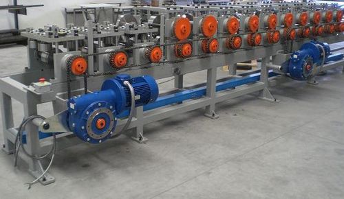 Ligne de profilage pour meuble étagère - Sheet Metal Men s.r.l. - automatique / poinçonnage / avec convoyeur à rouleaux
