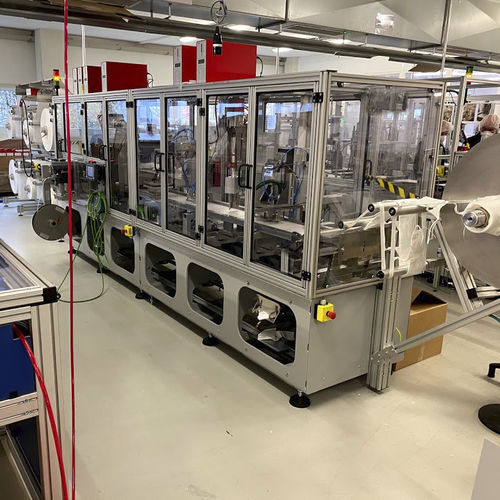Ligne de production automatisée - Belsonic Machines - pour masques FFP2/FFP3 / pour masques