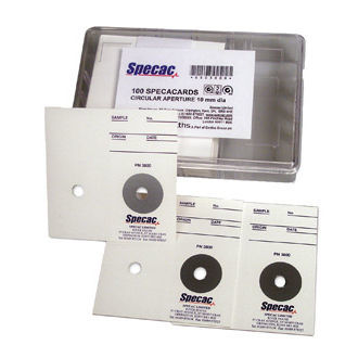 Porte-échantillon - Specacards - Specac Ltd