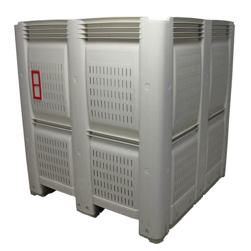Caisse-palette en plastique - 48-FV MacroBin - RPP Containers - de manutention / agricole / empilable