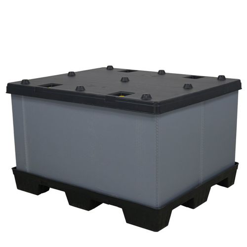 Caisse-palette en plastique - UP4048xx-C series - RPP Containers - de manutention / de protection / pliable