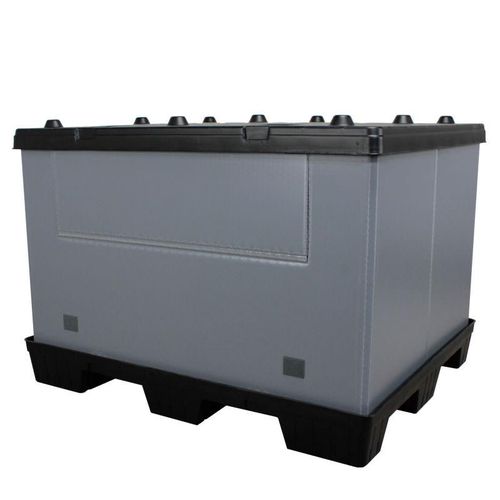 Caisse-palette en polyéthylène - UP4548xx-C series - RPP Containers - de manutention / avec couvercle / légère