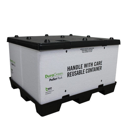 Caisse-palette en plastique - DGP4048, DGP4548 series - RPP Containers - de stockage / industrielle / pliable