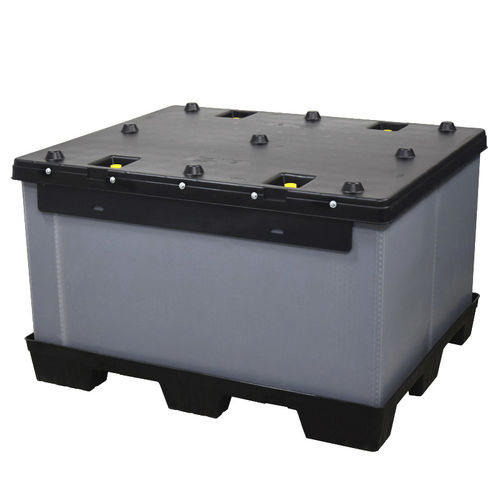 Caisse-palette en plastique - DGP C-AIO series - RPP Containers - de stockage / de transport / pliable