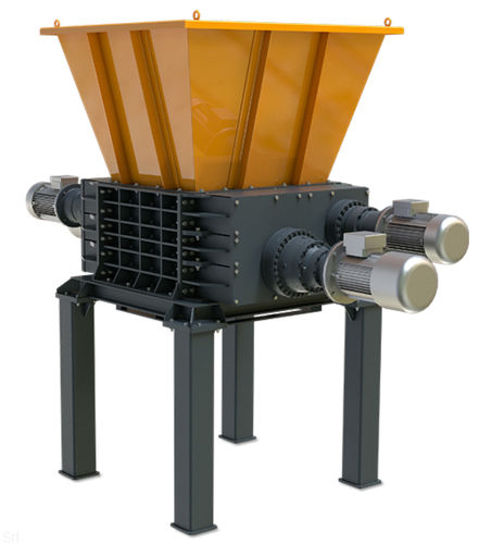 Déchiqueteur primaire - F series - SELTEK SRL - à 4 arbres / de déchets solides et en vrac / compact