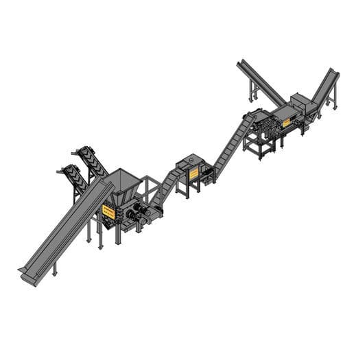 Installation de recyclage de plastique - SELTEK SRL - de métaux / pour toner d'imprimante / par broyage