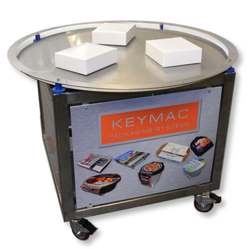 Table rotative électrique - KRT - Keymac Packaging Systems - verticale / pour ligne d'emballage / compacte