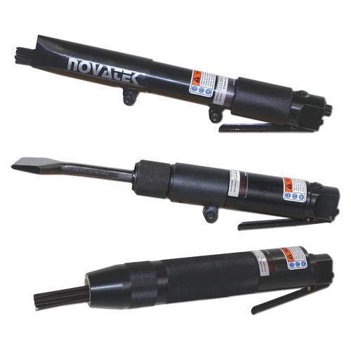 Dérouilleur pneumatique - 12NS100 - Novatek Corporation - modèle droit / à aiguilles / à burin