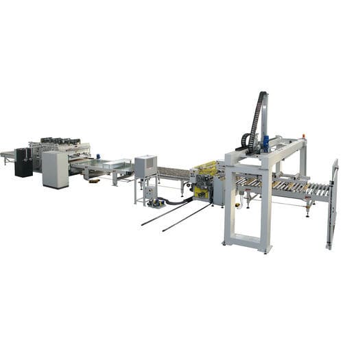Ligne de presses hydraulique - V - ITALPRESSE - pour bois / à rouleaux / automatique