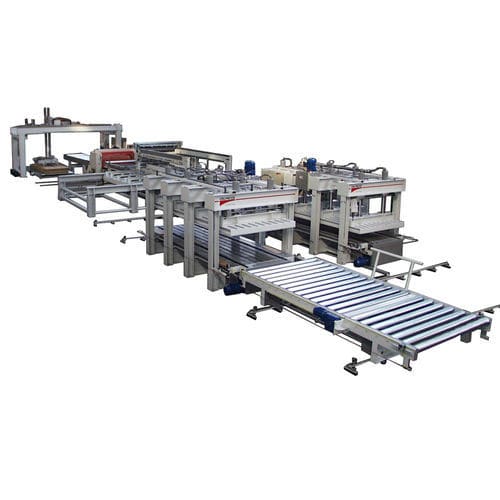 Ligne de presses hydraulique - ITALPRESSE - de formage / de porte / automatique