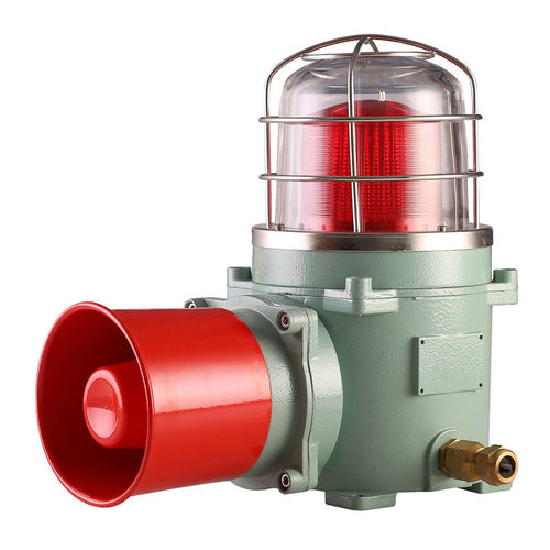 Diffuseur sonore avec feu à LED - AESL-150 series - MA Safety Signal Co.,Ltd. - avec feu à éclats / électronique / antidéflagrant