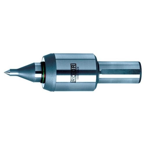 Contre-pointe tournante - Type DA-L - ROTOR TOOL - à queue cylindrique / avec indication de pression par anneaux colorés