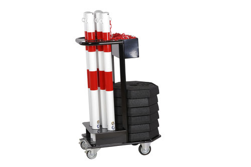 Praticable avec kit de poteaux à chaînes - KGS-TG-RW - Dancop International GmbH