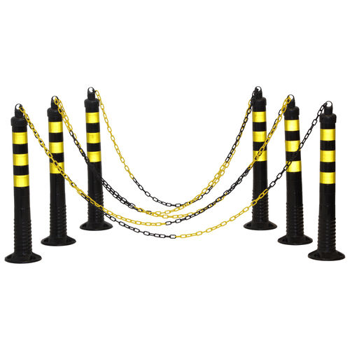 Barrière piétonne - SET-FP-GS series - Dancop International GmbH - levante / à chaînes