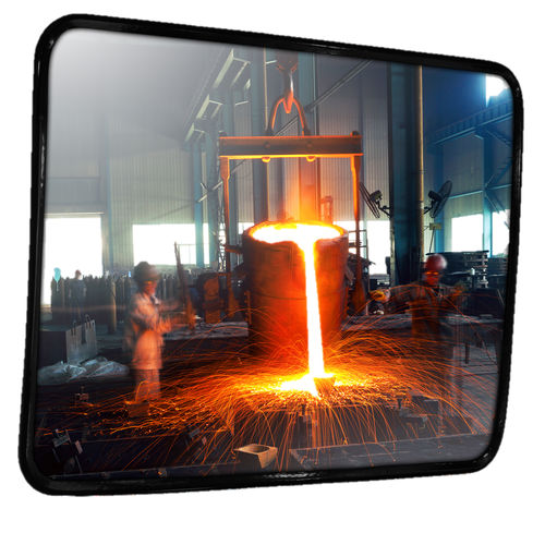 Miroir de sécurité - INOX HF series - Dancop International GmbH - télescopique / en acier inoxydable / avec cadre