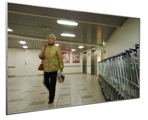 Miroir de sécurité - IP AC series - Dancop International GmbH - plan / en acrylique / avec cadre