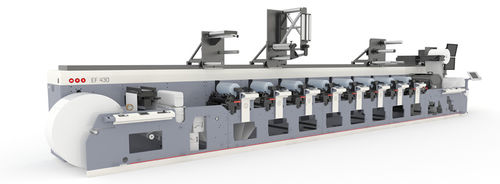 Presse flexographique en ligne - EF - MPS Systems - à 8 couleurs / d'étiquettes / pour emballage