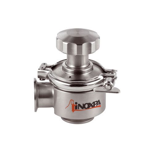 Vanne à membrane radiale - INOXPA - manuelle / pneumatique / pour bride