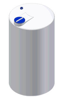 Cuve en métal - Evoqua Water Technologies - de stockage / verticale