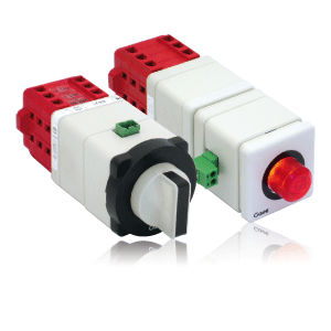 Interrupteur à cames - Monocolor discrepancy switches - GAVE ELECTRO - multipolaire / à LED verte / à LED rouge