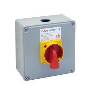 Interrupteur-sectionneur à boîtier en aluminium - F-400 Aluminium enclosure 15-250A - GAVE ELECTRO - résistant au feu