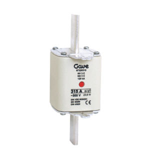 Fusible NH - Knife fuses NH - GAVE ELECTRO - Classe gG