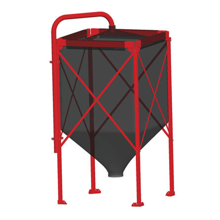 Silo à fond conique - UV+Silo® - SILOTEC - pour l'agriculture