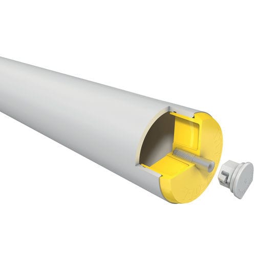 Rouleau de convoyeur libre - 15 series - Interroll - en PVC / aluminium / en acier inoxydable