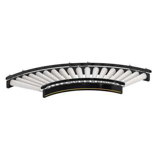 Convoyeur courbe - RM 8120 - Interroll - à rouleaux / à rouleaux coniques / de transport