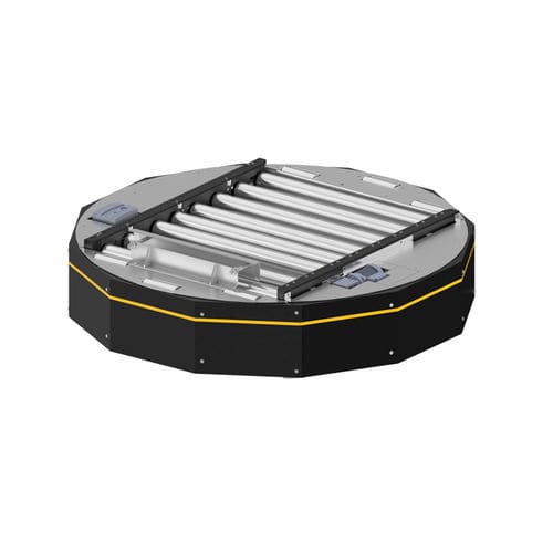Table tournante entraînée par moteur - PM 973 series - Interroll - horizontale / pour convoyeur / avec convoyeur à rouleaux