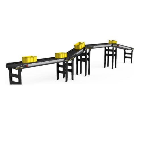 Convoyeur droit - LCP - Interroll - à bande / de transport / modulaire