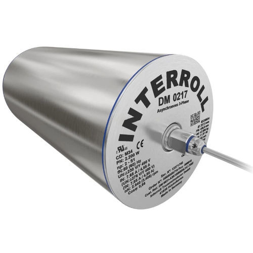 Tambour moteur asynchrone - DM 0217 - Interroll - triphasé / à entraînement par courroie / pour convoyeur